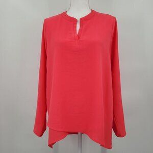 Gibson Erin Cross Front Tunic Blouse